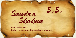 Sandra Skokna vizit kartica